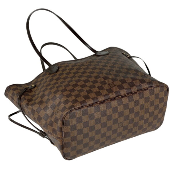 1000060016705 12 Louis Vuitton Neverfull MM Shopping Tote Bag Damier Brown