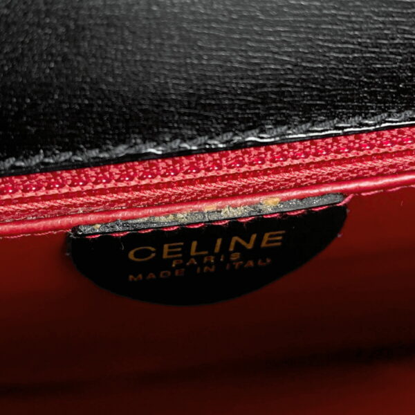 1000060200852 19 Celine Carriage Leather Shoulder Bag Black