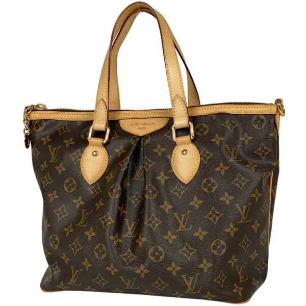 1000060283114 11 Louis Vuitton Palermo PM 2WAY Tote Bag Monogram Brown