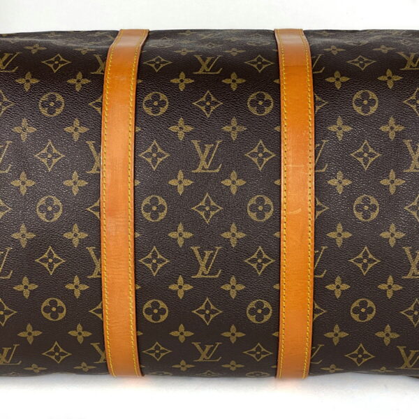 1000060292437 12 Louis Vuitton Keepall 55 Bag Monogram Brown