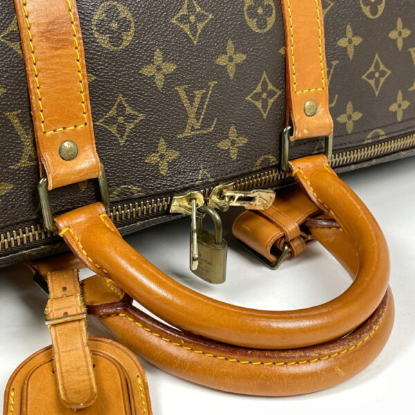 1000060292437 16 Louis Vuitton Keepall 55 Bag Monogram Brown