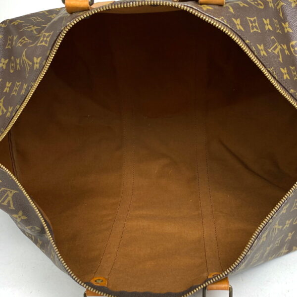 1000060631533 19 Louis Vuitton Keepall Bandouliere 55 Bag Monogram Brown