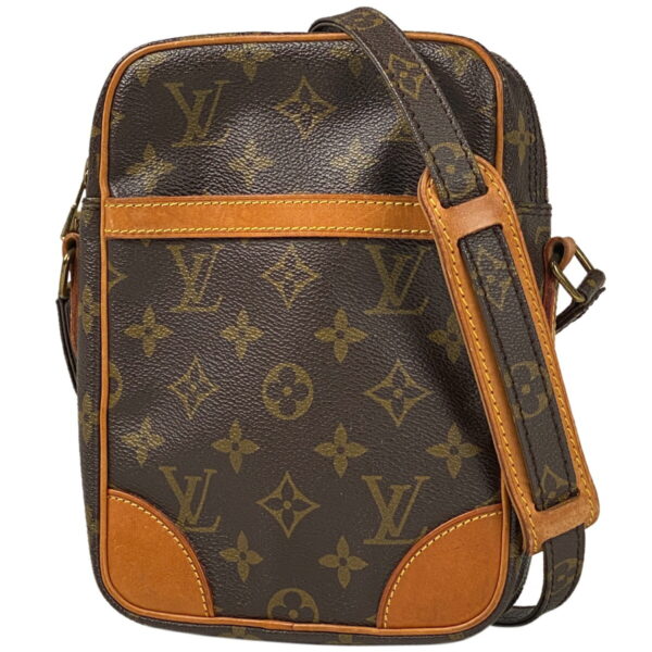 1000060641068 11 Louis Vuitton Danube Crossbody Shoulder Bag Monogram Brown