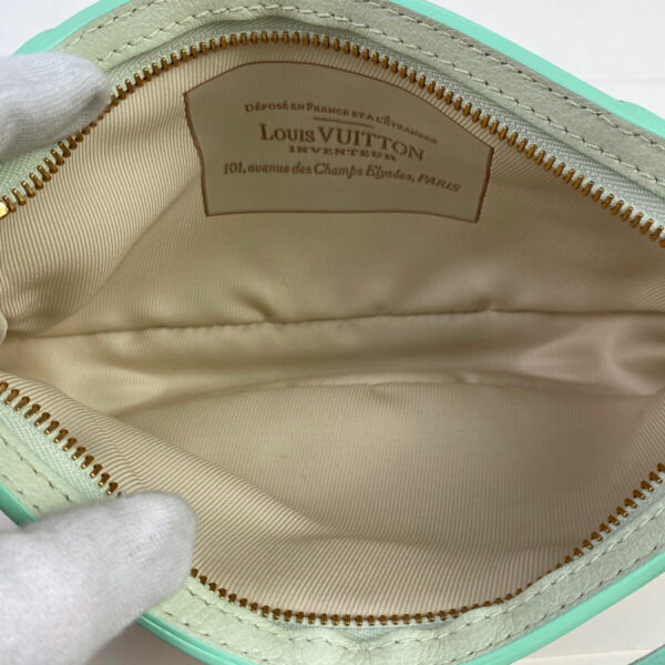 1000060681651 18 Louis Vuitton Pochette Accessoire Handbag Canvas Beige Green