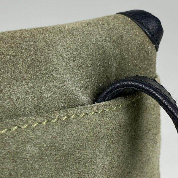 1000060864443 14 Loewe Anagram Shoulder Bag Suede Khaki