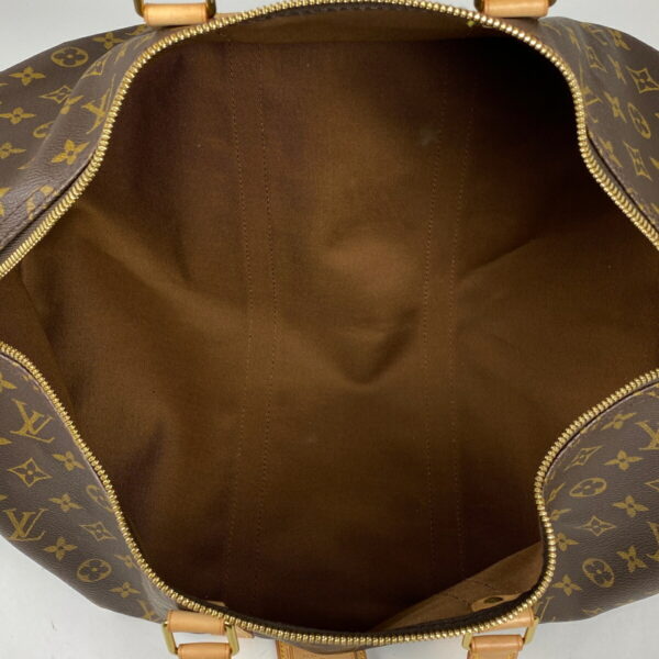 1000061188432 16 Louis Vuitton Keepall 50 Bag Monogram Brown