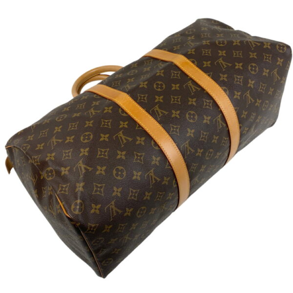 1000061836760 12 Louis Vuitton Keepall 50 Bag Monogram Brown