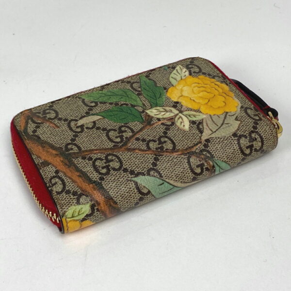 1000062118544 12 Gucci GG Pattern Tian Wallet Canvas Beige Red