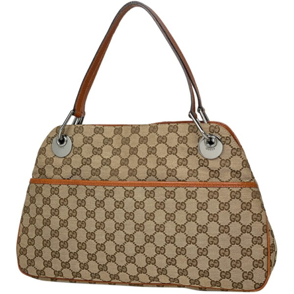 1000062162912 11 Gucci GG Pattern Tote Bag GG Canvas Beige Brown