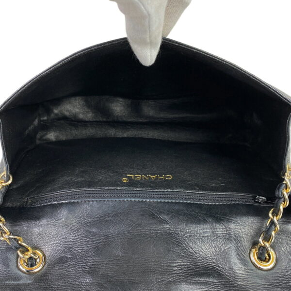 1000062189889 24 Chanel Coco Mark Chain Matelasse Shoulder Bag Leather Black