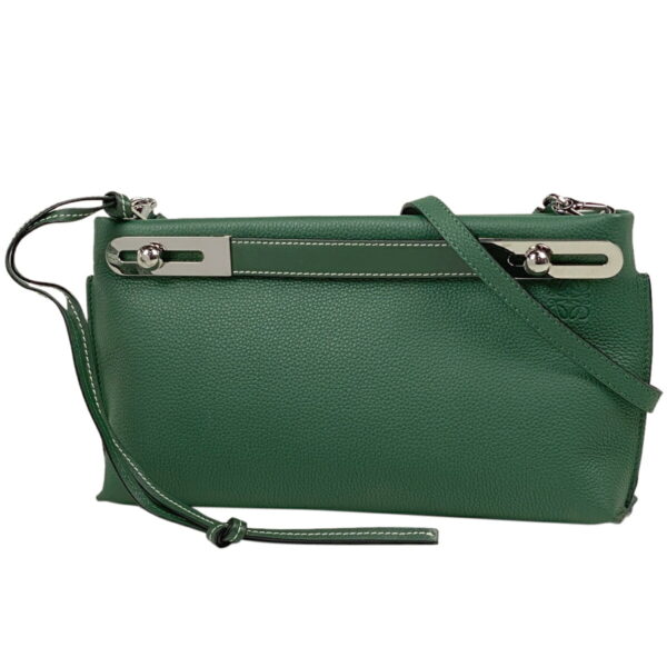 1000062231731 11 Loewe Missy Small 2Way Handbag Leather Green