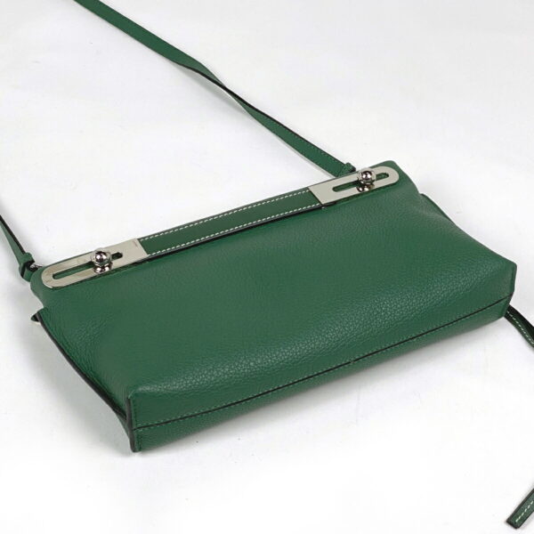 1000062231731 12 Loewe Missy Small 2Way Handbag Leather Green