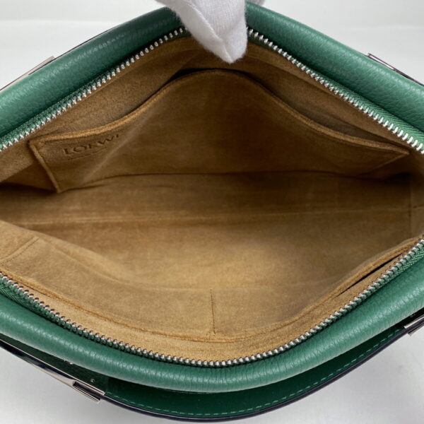 1000062231731 16 Loewe Missy Small 2Way Handbag Leather Green