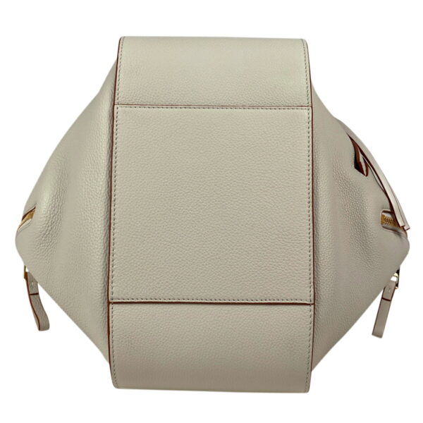 1000062313710 14 Loewe Hammock Small 2Way Shoulder Bag Leather White