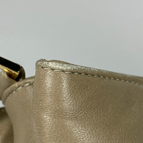 1000062504866 14 Loewe Anagram Shoulder Bag Leather Beige