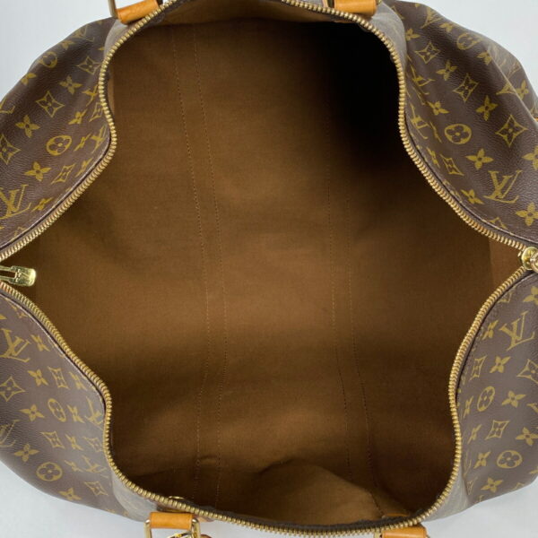 1000062790030 18 Louis Vuitton Keepall 55 Bag Monogram Brown