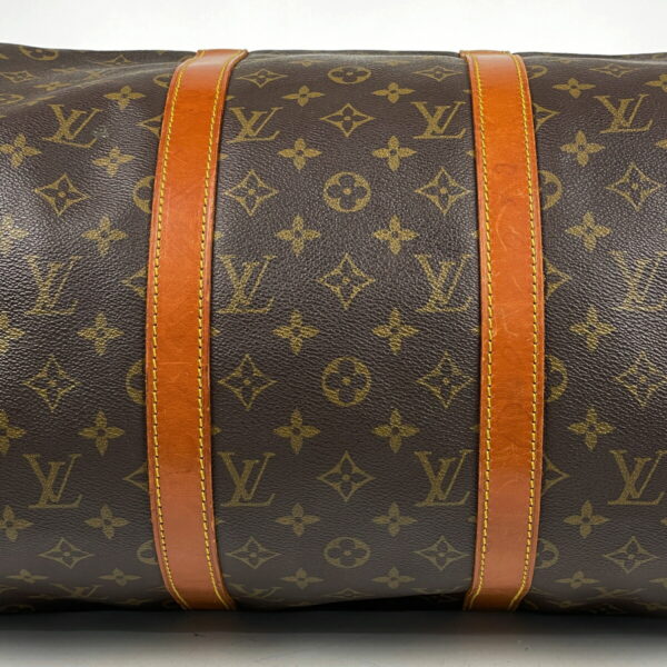 1000062803631 12 Louis Vuitton Keepall Bandouliere 50 Bag Monogram Brown