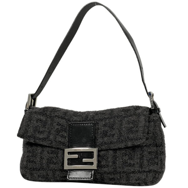 1000062897661 11 FENDI Zucca Pattern Mamma Bucket Shoulder Gray