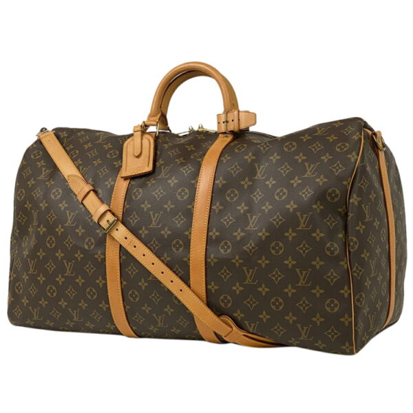 1000062963755 11 Louis Vuitton Keepall Bandouliere 60 Bag Monogram Brown