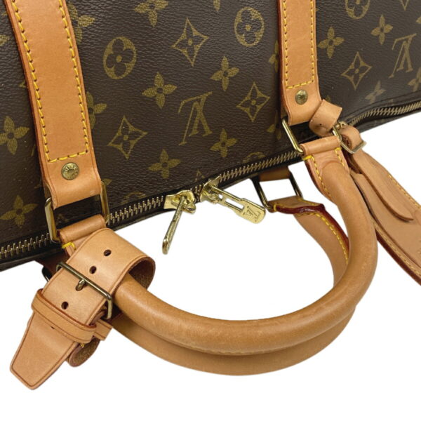 1000062963755 18 Louis Vuitton Keepall Bandouliere 60 Bag Monogram Brown