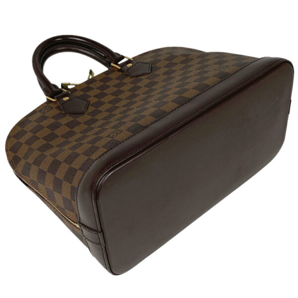 1000062963892 12 Louis Vuitton Alma Commuter Bag Damier Brown