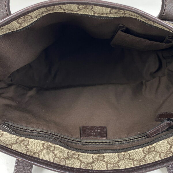 1000063395364 16 Gucci GG Pattern Tote Bag Canvas Beige Brown