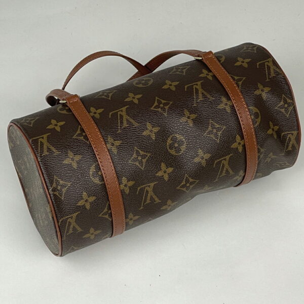 1000063396347 12 Louis Vuitton Papillon 26 Barrel Handbag Monogram Brown