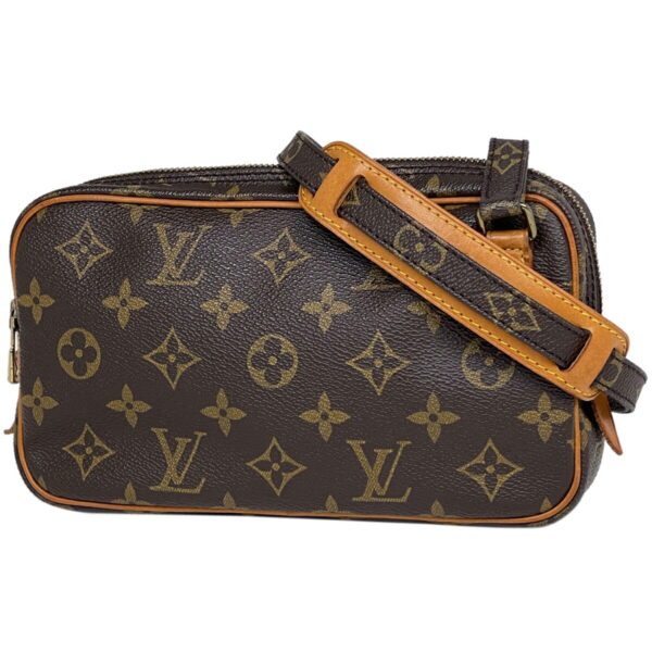 1000063623887 11 Louis Vuitton Pochette Marly Bandouliere Crossbody Shoulder Bag Monogram Brown