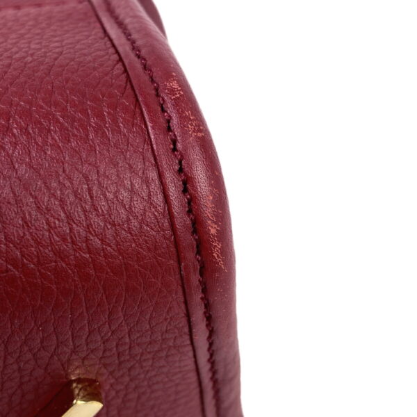 1000063677859 14 Loewe Amazona 28 2Way Shoulder Bag Anagram Leather Red