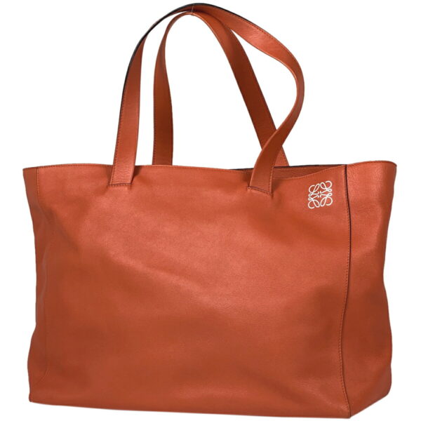 1000063735511 11 Loewe East West Shopper Tote Bag Anagram Leather Orange