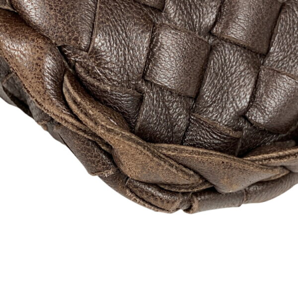 1000063875293 14 Bottega Veneta Intrecciato Nappa Hobo Leather Shoulder Bag Brown