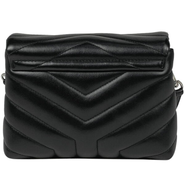 1000063919065 13 Saint Laurent Lulu Toy Quilted Clutch Shoulder Bag Leather Black