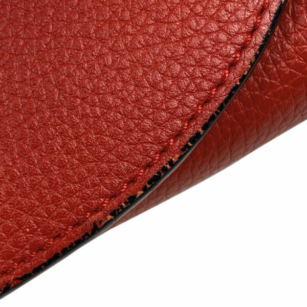 1000064096819 19 Loewe Gate Top Handle 2Way Shoulder Bag Leather Red