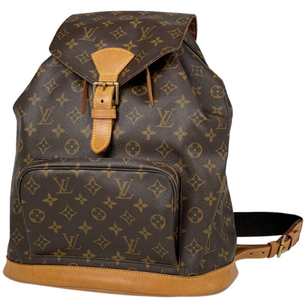 1000064340288 11 Louis Vuitton Montsouris GM Backpack Rucksack Monogram Brown