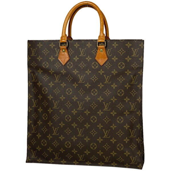 1000064372883 11 Louis Vuitton Sac Plat Commuter Tote Bag Monogram Brown