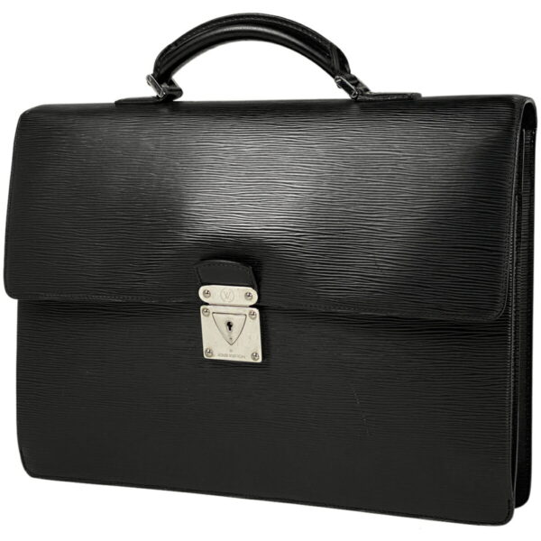 1000064561850 11 Louis Vuitton Robusto 2 Briefcase Epi Noir Black