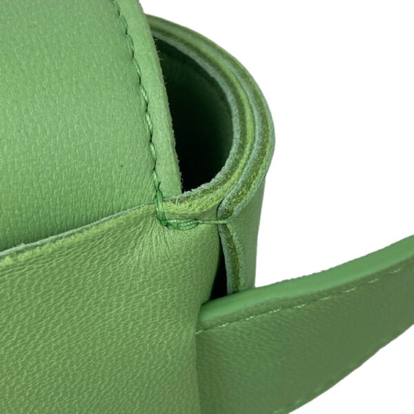 1000064725634 15 Bottega Veneta Cassette Maxi Intrecciato Leather Mini Waist Body Bag Green