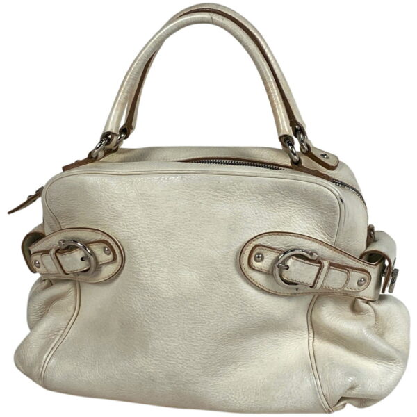 1000064886533 11 Salvatore Ferragamo Leather Shoulder Handbag White