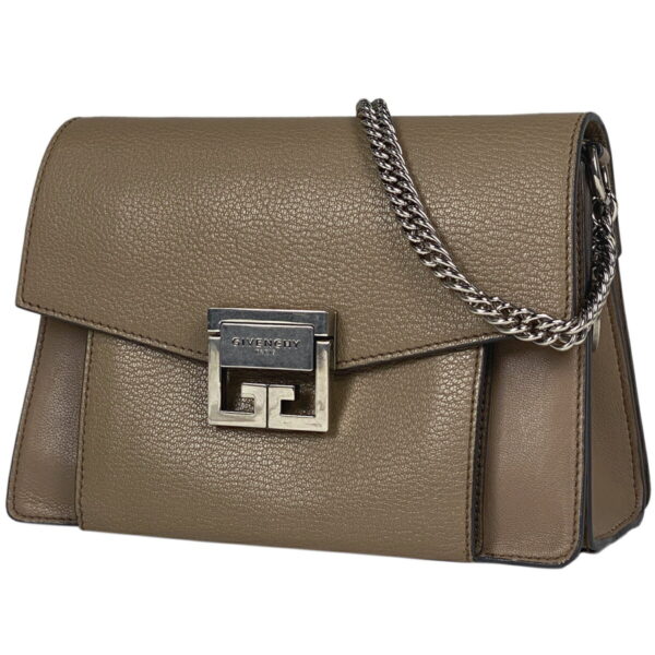 1000065037118 11 Givenchy Leather Chain Handbag Beige