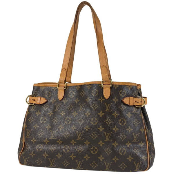 1000065075110 11 Louis Vuitton Batignolles Shoulder Tote Bag Monogram Brown