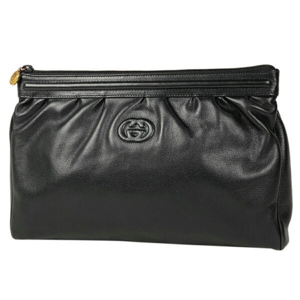 1000065079460 11 Gucci Clutch Bag Leather Black