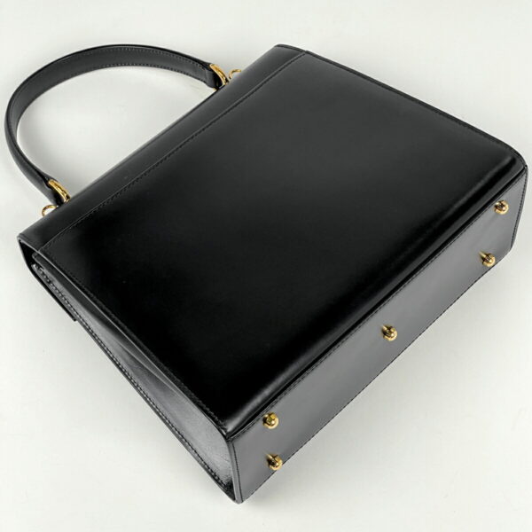 1000065079811 12 Gucci Ladylock Handbag Leather Black