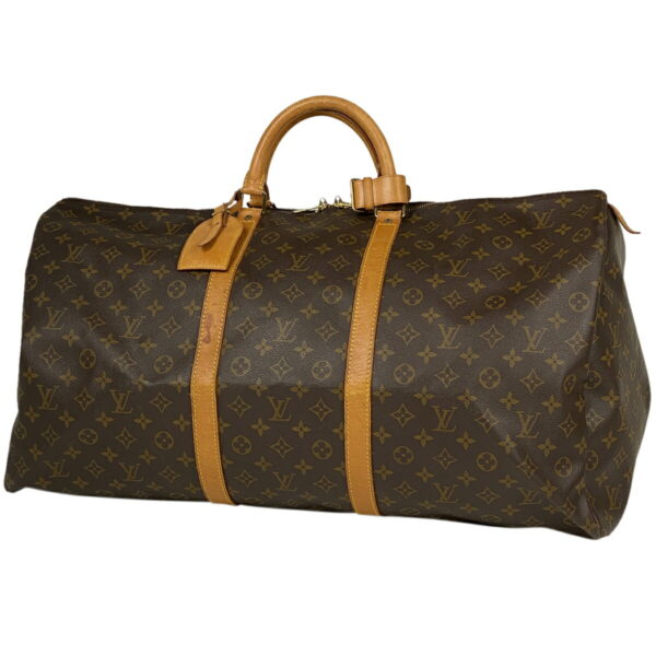 1000065086468 11 Louis Vuitton Keepall 60 Bag Monogram Brown