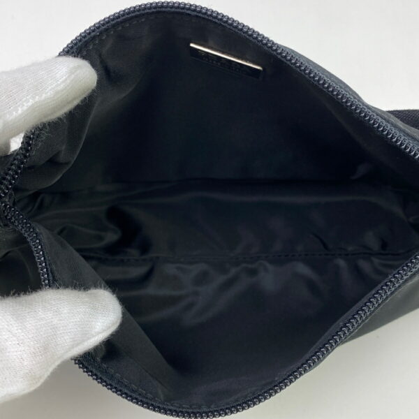 1000065086635 16 PRADA Plate Pouch Tessuto Nylon Nero