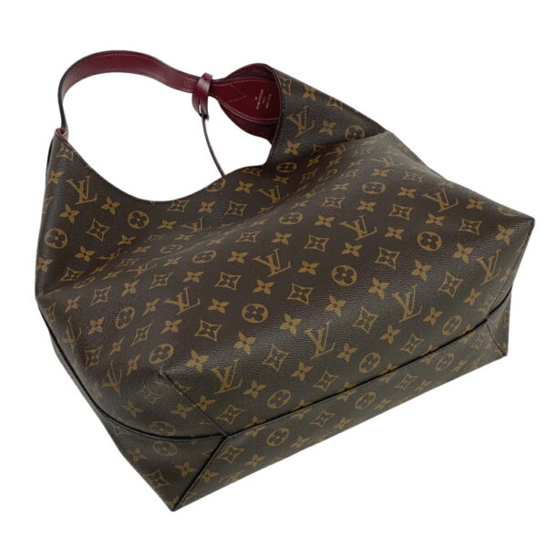 1000065090625 12 Louis Vuitton Flower Hobo Shoulder Bag Monogram Bordeaux Brown