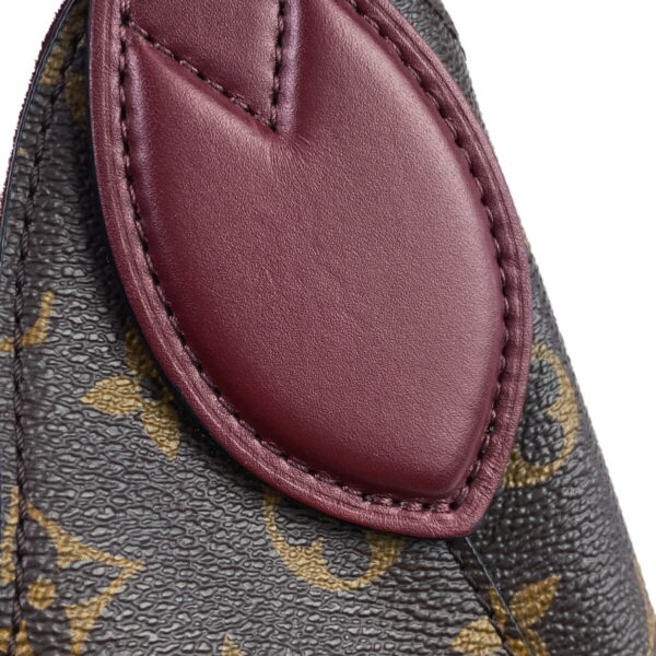 1000065090625 14 Louis Vuitton Flower Hobo Shoulder Bag Monogram Bordeaux Brown