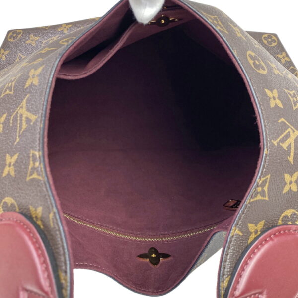 1000065090625 20 Louis Vuitton Flower Hobo Shoulder Bag Monogram Bordeaux Brown