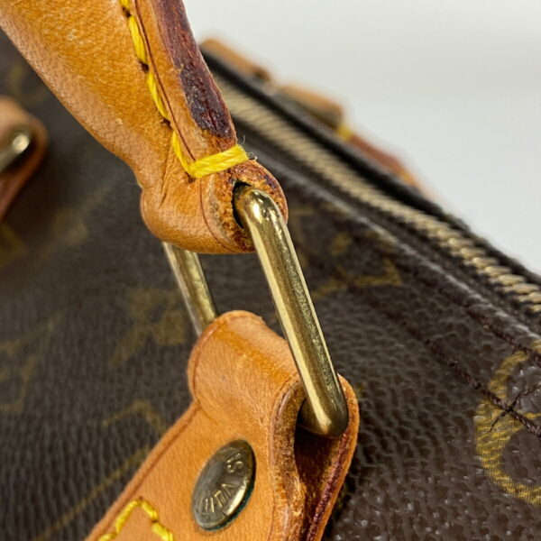 1000065173823 14 Louis Vuitton Speedy 35 Bag Monogram Brown