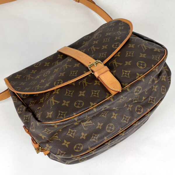 1000065187516 12 Louis Vuitton Saumur 35 Crossbody Shoulder Bag Monogram Brown