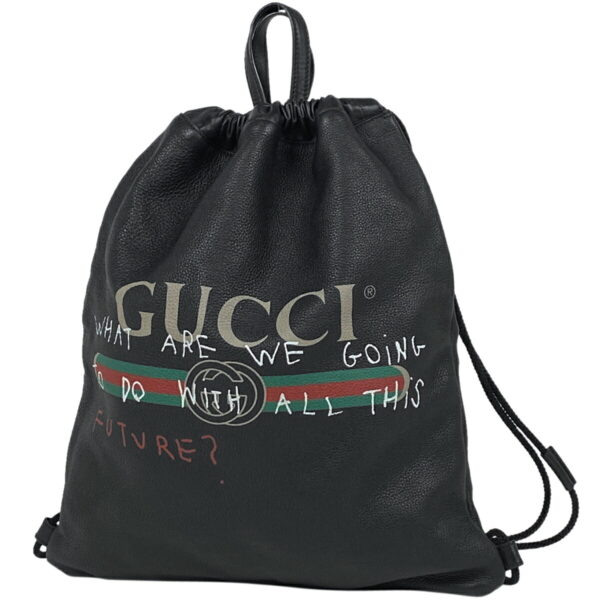 1000065282358 11 Gucci Rucksack Leather Black